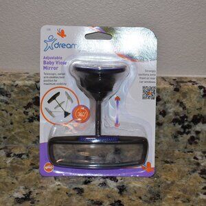 Dreambaby L218 Telescopic Swivel Arm Black Plastic Baby View Mirror with Screw